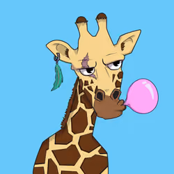 Giraffes at the Bar #1597