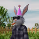 6734