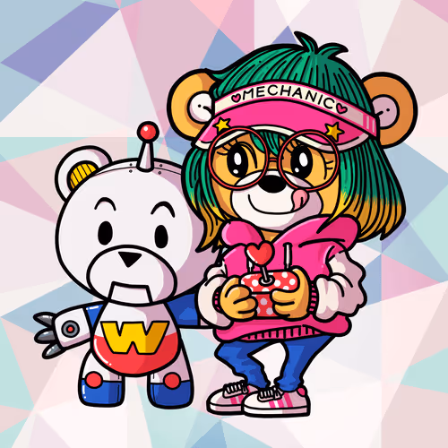 WEAR BEAR #099 "JANE" FOODIE&ROBOBEAR