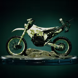 Green Camo Bike