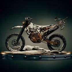 Grey Camo Bike