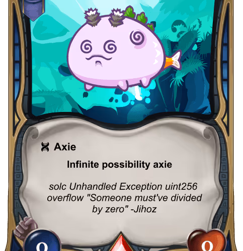 Infinite Possibilities Axie