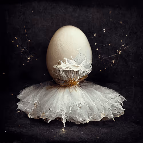 Eggs Wearing A Tutu By Karrie Ross