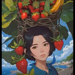 / STRAWBERRIES : whispers of sweetness and joy /