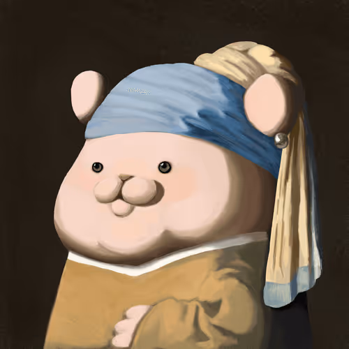 Chonky With A Pearl Earring