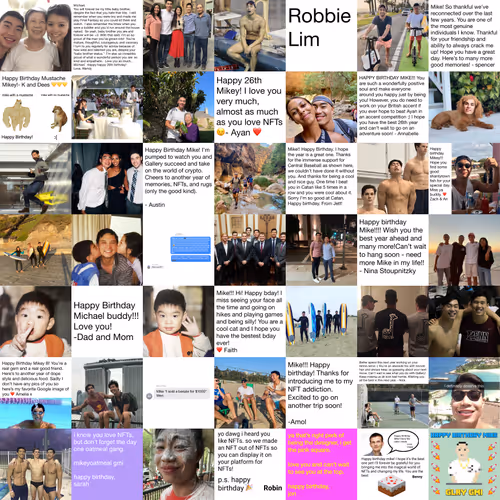 Mikes Birthday NFT 2021