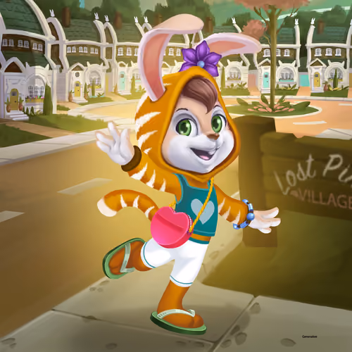 Maple the Tiger Bunny #2437