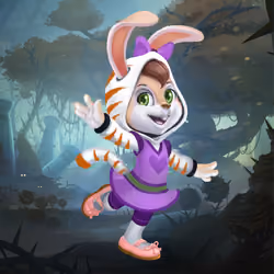 Maple the Tiger Bunny #1649