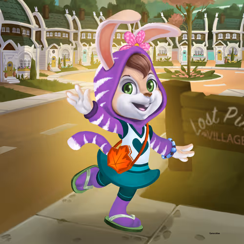 Maple the Tiger Bunny #1000