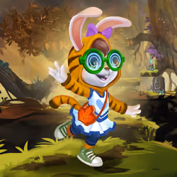 Maple the Tiger Bunny #4213
