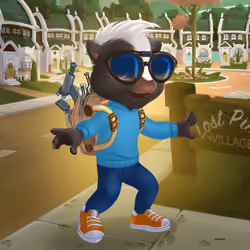 Lucas the Skunk #6381
