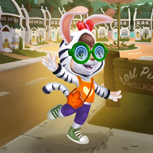 Maple the Tiger Bunny #3385