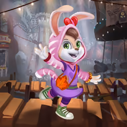 Maple the Tiger Bunny #668