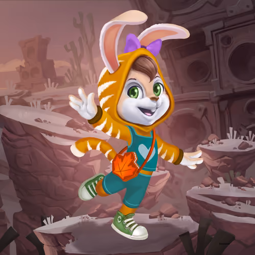 Maple the Tiger Bunny #5358