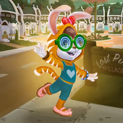 Maple the Tiger Bunny #4666