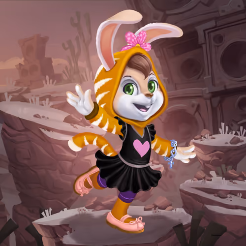 Maple the Tiger Bunny #1728