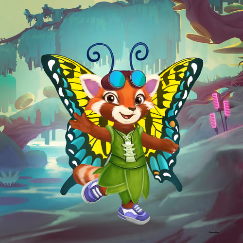 Isabella the Red Panda #3422