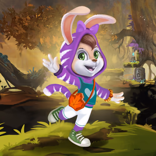 Maple the Tiger Bunny #2125