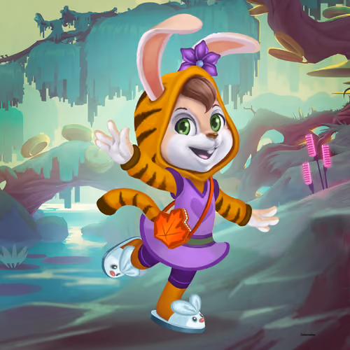 Maple the Tiger Bunny #3377