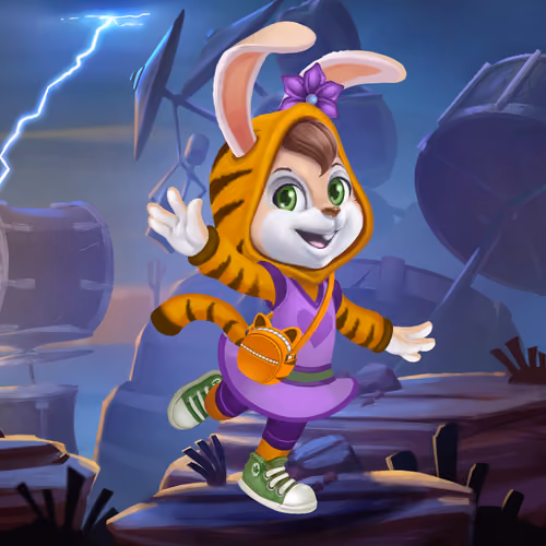 Maple the Tiger Bunny #5707