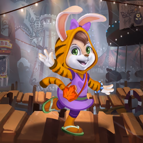 Maple the Tiger Bunny #2350