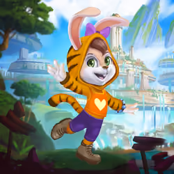 Maple the Tiger Bunny #4398