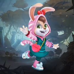 Maple the Tiger Bunny #4328
