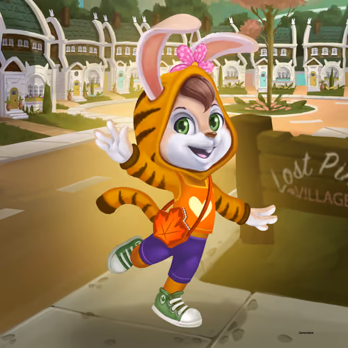 Maple the Tiger Bunny #701
