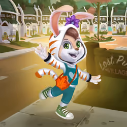 Maple the Tiger Bunny #3055