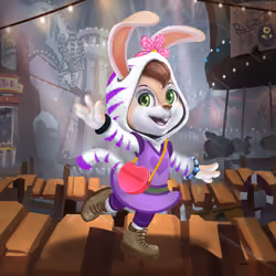 Maple the Tiger Bunny #1135