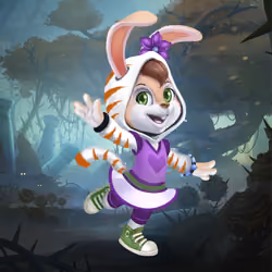 Maple the Tiger Bunny #1400