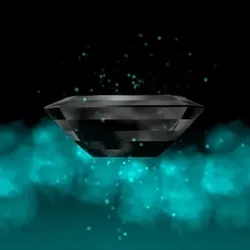 #1488 | 90 Carats Emerald Cut Black Diamond | AAA