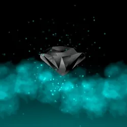 #3635 | 32 Carats Cushion Cut Black Diamond | ABA