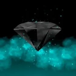 #702 | 81 Carats Trilliant Cut Black Diamond | AAA