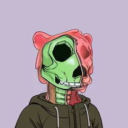 Zombie Okay Bear #3190