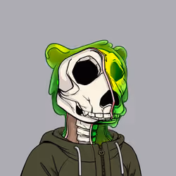 Zombie Okay Bear #4326
