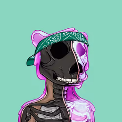 Zombie Okay Bear #1009