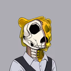 Zombie Okay Bear #1704
