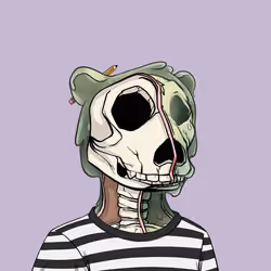 Zombie Okay Bear #1541
