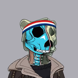 Zombie Okay Bear #2428
