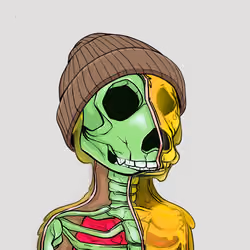 Zombie Okay Bear #2159