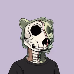 Zombie Okay Bear #3355