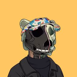 Zombie Okay Bear #1703