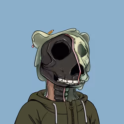 Zombie Okay Bear #1718