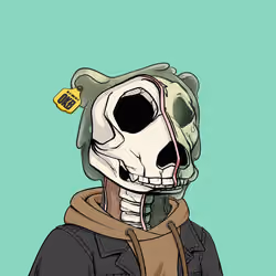 Zombie Okay Bear #2160