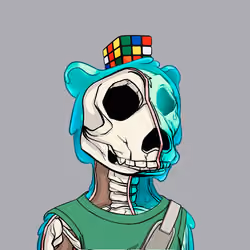 Zombie Okay Bear #2531