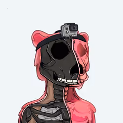 Zombie Okay Bear #2174