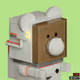 6957