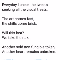 #NFTPoem by @BillionNft