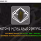 Gem Initial Sale Certificate